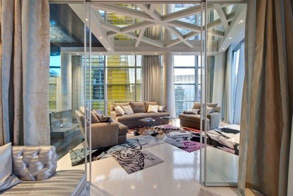 Amazing Apartment Ideas in Las Vegas Designed by Mark Tracy - Livingroom