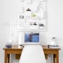 Bright White Interior Ideas from a 50s Scandinavian House: Bright White Interior Ideas From A 50s Scandinavian House   Working Desk