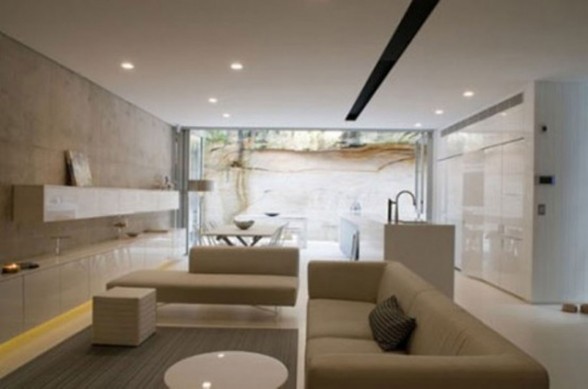Double Bay House in Australia, Modernity Meet Architecture - Livingroom