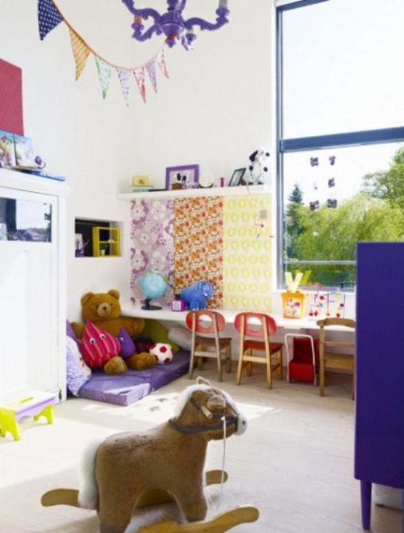 Modern House beside Natural Environment in Sweden - Kids Room