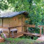Rustic Tree House, Mini Home with Wooden Materials for summer: Rustic Tree House, Mini Home With Wooden Materials For Summer   Bridge
