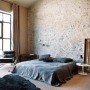Vintage Country House Ideas with Unconventional Designs: Dark Black Bedroom Applications
