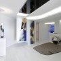 Futuristic A-Cero Apartment Designs with Black and White Dining Room Ideas: Super Modern Acero Apartment