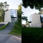 Great Moderate Bristonas Summer House Designs with Green Exterior Landscaping: Moderate Sustainable House Designs