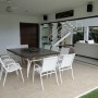 Welcoming Casa Acapulco Home Designs with Fine-Look Exterior and Interior: Minimalist White Dining Room
