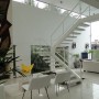 Welcoming Casa Acapulco Home Designs with Fine-Look Exterior and Interior: Modular White Interior Home