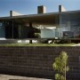 Conceptual Modern Concrete House Designs with Neatly Building Constructions: Black Concrete House Designs