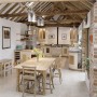 Sophisticated Village House Designs with Wooden Constructions Plans Landscape: Vintage Dining Room Inspirations