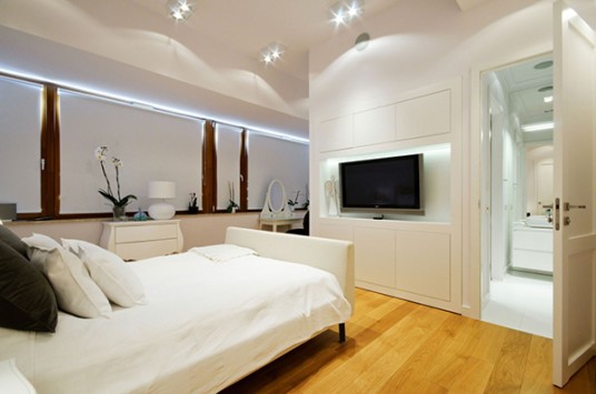 Bedroom Modern Breezy Penthouse