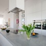 Modern Breezy Penthouse Adorned With Quiet Natural Colors: Kitchen Details Centemporary Penthouse