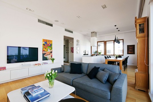 Living Room Details Modern Breezy Penthouse
