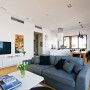 Modern Breezy Penthouse Adorned With Quiet Natural Colors: Living Room Details Modern Breezy Penthouse