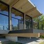 Glass and Wooden Cabin House Brings Deluxe to Nature: Beautiful Panorama Glass And Wooden Cabin