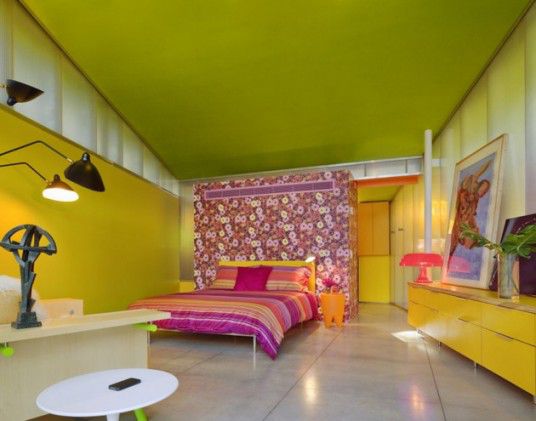 Lovely Bedroom Modern Cubist Home in New York
