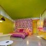 Modern Cubist Home Design in New York: Lovely Bedroom Modern Cubist Home In New York