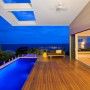 Striking Exterior Seaside House with Minimal Interiors Design: Pool Seaside House Ideas