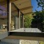 Glass and Wooden Cabin House Brings Deluxe to Nature: Terrace Glass And Wooden Cabin