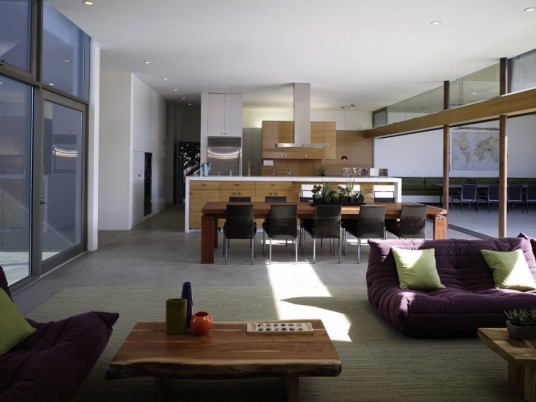 Yin-Yang House Design Living Space