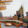 Garden Decks in House Garden Design: Contemporary Roof Gardens Decks Design Modern Apartment Outdoor Kitchen
