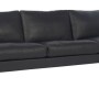 Affordable Modern Furniture to Your Baby: Affordable Modern Furniture Black Sofa Wooden Style Frame Design
