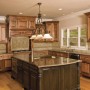 Kitchen Backsplash Designs, Choice, and Creativity: Amazing Classic Wooden Style Cabinets Kitchen Backsplash Designs