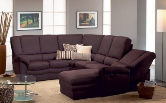 Amazing Modern Style Brown Color Sofa Affordable Modern Furniture