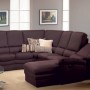 Affordable Modern Furniture to Your Baby: Amazing Modern Style Brown Color Sofa Affordable Modern Furniture