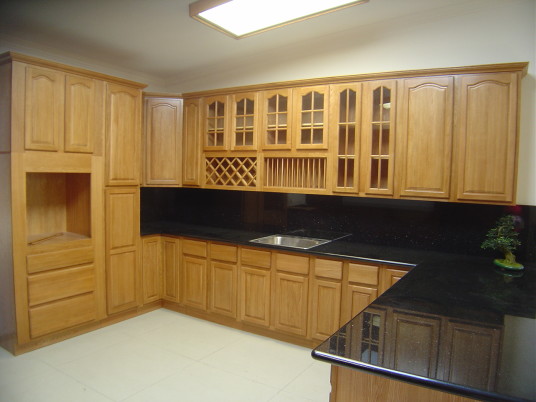 Astonishing Modern Wooden Style Kitchen Cabinets Pictures Black Countertops
