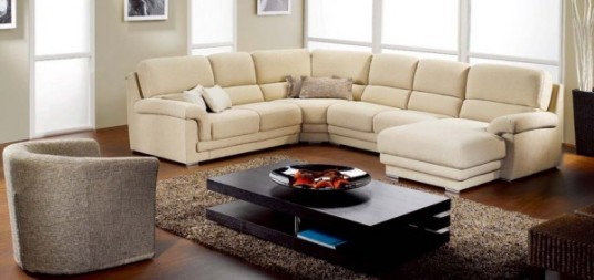 Awesome White Color Sofa Affordable Modern Furniture Design