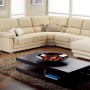 Affordable Modern Furniture to Your Baby: Awesome White Color Sofa Affordable Modern Furniture Design