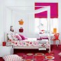 Girl Bedroom Ideas Use Some Unique Beds: Beautiful Girl Bedroom Ideas Floral Bedspread Small Learning Desk