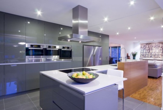 Bright Kitchen Lighting Glossy Cabinet Design Your Own Kitchen