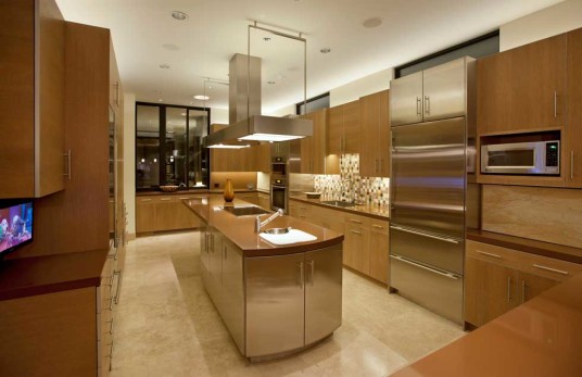 Elegant Kitchen Lighting Design Sweet Color Modern Style