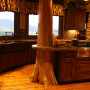 Kitchen Backsplash Designs, Choice, and Creativity: Elegant Wooden Style Rustic Italian Kitchen Design Ideas