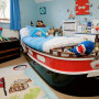 Kids Bedroom Ideas Use Funny and Playful Concept: Exciting Pirate Theme Kids Bedroom Ideas With Ship Bunk