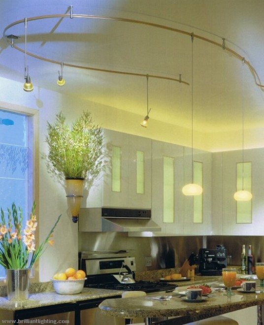 Extravagant Modern Kitchen Lighting Design Granite Countertops Style