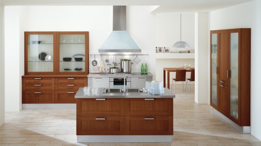 Extravagant Wooden Style Cabinets Italian Kitchen Design Ideas
