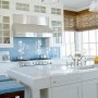 Kitchen Backsplash Designs, Choice, and Creativity: Fabulous Glass White Blue Kitchen Backsplash Designs Ideas