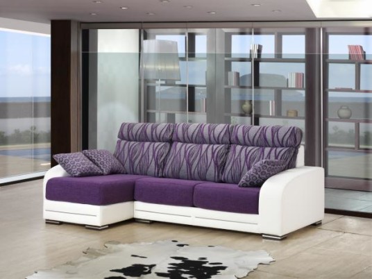 Fabulous Purple White Sofas Baratos Artistic Design Ideas