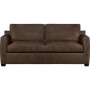 Leather Sleeper Sofas from Bellanest and Novak: Marvelous Modern Minimalist Leather Sleeper Sofas Brown Color Design Ideas