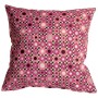 Pink Sofa Pillows for Attractive Loveseats: Marvelous Pink Sofa Pillows Circle Artistic DEcoration Design
