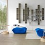 Togo Sofa as Your Choice to Have a Comfort Life: Modern Style Blue Prodotti Togo Sofa Design Bright Interior Room Ideas