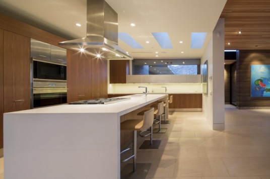 Rammed Earth Modern House Kitchen