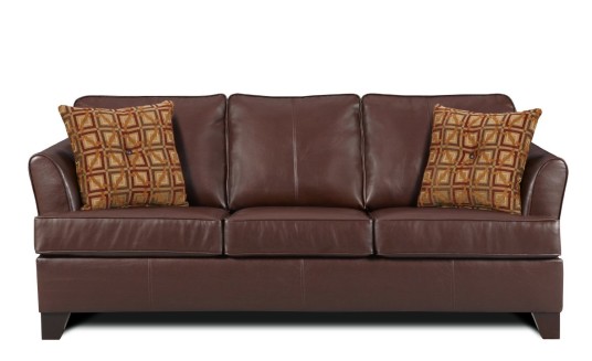 Stunning Modern American Brown Color Leather Sleeper Sofas Ideas