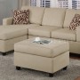 Small Sectional Sofa for Completing the Need of Furniture in Small Space: Stunning Modern Minimalist White Cream Small Sectional Sofa