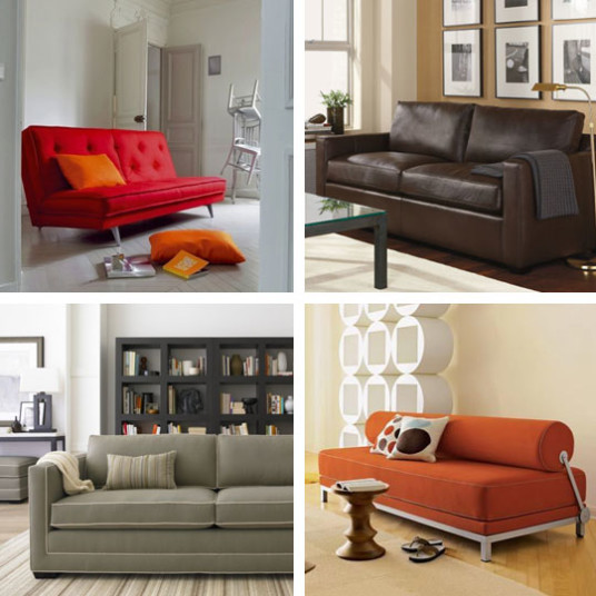 Wonderful Leather Sleeper Sofas Modern Minimalist Design Ideas