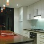 Kitchen Lighting Design Gives Perfect Sight in Kitchen: Wonderful Modern Style Kitchen Lighting Design Blue Backsplash Ideas