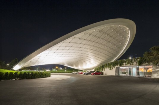 Autostadt Roof and Service Pavilion Night