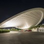 Autostadt Roof and Service Pavilion by GRAFT: Autostadt Roof And Service Pavilion Night