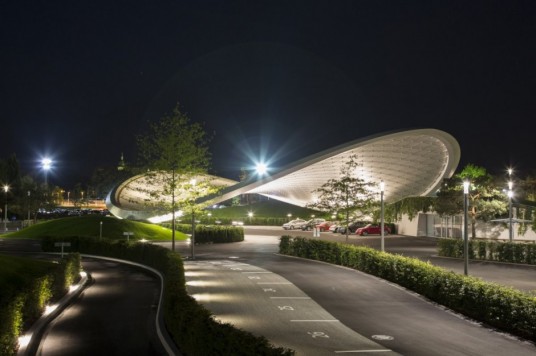 Autostadt Roof and Service Pavilion Night View